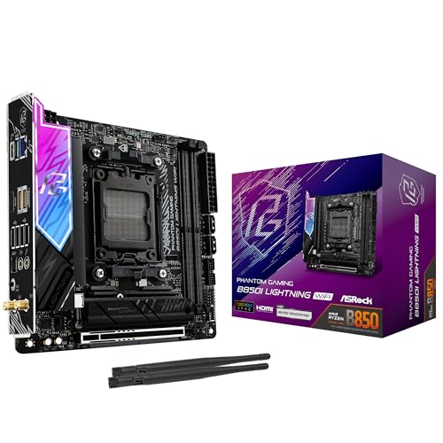 ASROCK MB B850I LIGHTNING WIFI AMD B850 AM5 MAX128GB DDR5 MINI-ITX RETAIL