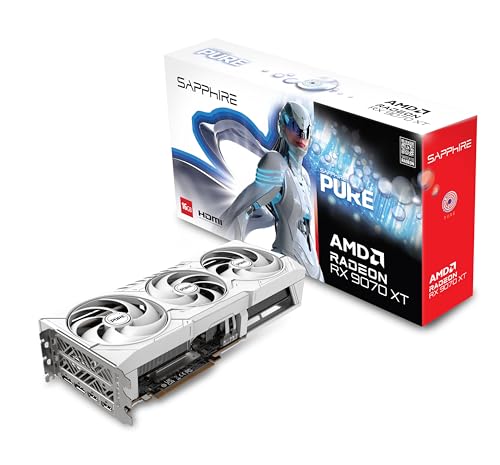 Sapphire 11348-02-20G Pure AMD Radeon RX 9070 XT Gaming OC Graphics Card with 16GB GDDR6, AMD RDNA 4