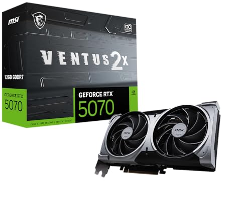 MSI VCX GEFORCE RTX 5070 12G VENTUS 2X OC 12GB GDDR7 192BIT PCIE RETAIL