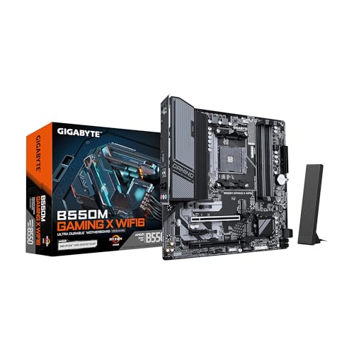 GIGABYTE MB B550M GAMING X WIFI6 AMD B550 AM4 MAX128GB DDR4 MICRO ATX RETAIL