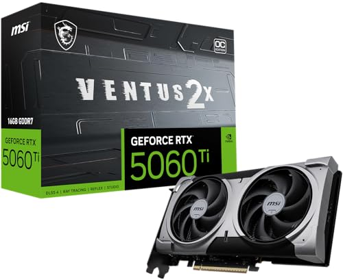 MSI VCX RTX 5060 TI 16G VENTUS 2X OC PLUS 16GB GDDR7 RETAIL