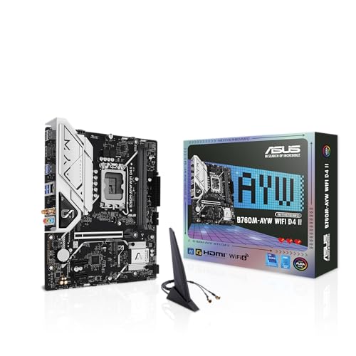 ASUS MB B760M-AYW WIFI D4 II B760 LGA1700 MAX.96GB DDR5 MATX RETAIL