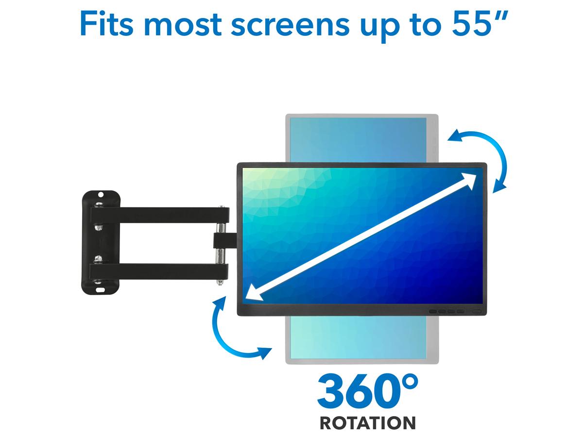 MOUNT-IT FULL MOTION TV WALL MOUNT