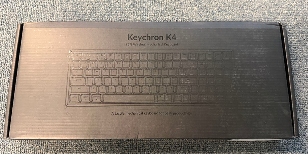 Keychron K4 Bluetooth Mechanical Keyboard, 100-Key Compact Layout, RGB Backlit, Wireless/Wired USB-C, Multi-Device, Mac & Windows Compatible