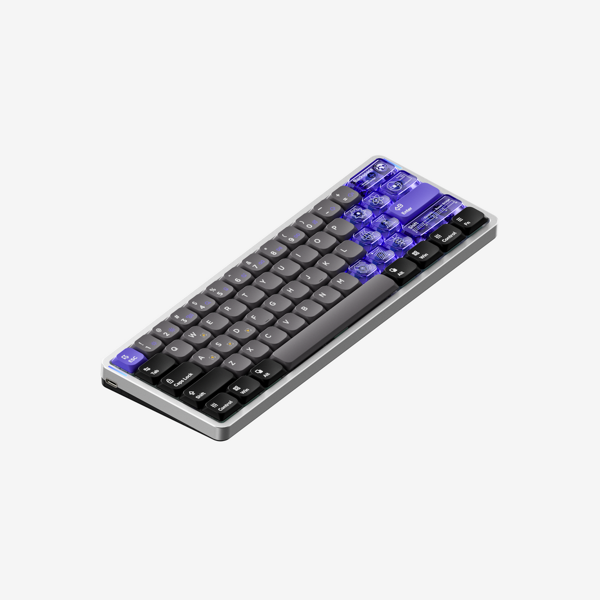 Air60 HE - Silver - Low Profile Magnetic