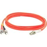 AddOn Fiber Optic Patch Network Cable - Fiber Optic for Network Device - Patch Cable - 6.6 ft - 2 x ST Male Network - 2 x LC Male Network - Orange