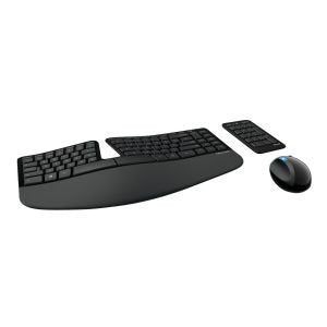 Microsoft Sculpt Ergonomic Wireless Bluetrack Desktop - Keyboard and Mouse (French)