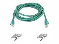 20ft Cat5e Snagless Patch Cbl Rj45m/Rj45m Green