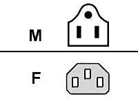APC 0421-1 1-Feet Standard AC Power Cable