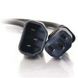 Cables To Go 03140 18 AWG Computer Power Cord Extension IEC320C13 to IEC320C14, 1 Feet/0.30 Meters (Black)