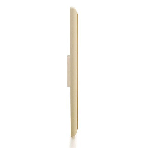 1-Port Single Gang Multimedia Keystone Wall Plate - Ivory