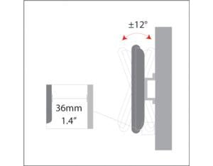 Tilting Flat Panel Wall Mount Bracket for LCD,LED Monitors & Plasma TVs 13" to 27"