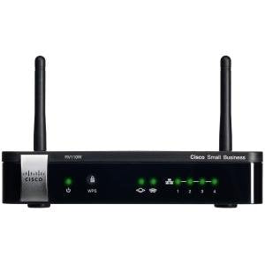 Cisco RV110W 4 Port VPN 10/100 802.11N Firewall Router QoS