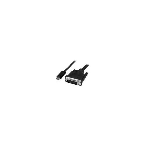Rocstor Y10C205-B1 DVI-D/USB Video Cable - DVI-D/USB for Video Device - 6 ft. - Type C Male USB - DVI-D (Dual-Link) Male Digital Video Dual Link 2560X1600 SNGL 1920X1200, Black