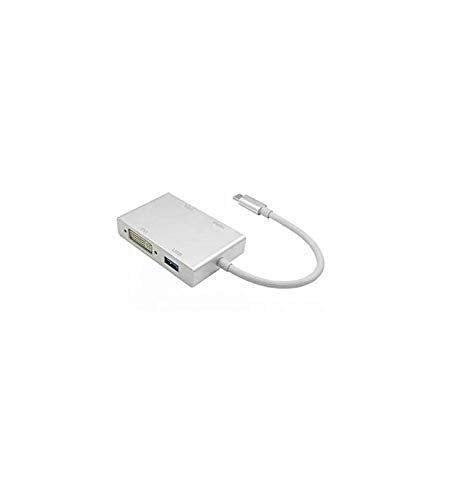 Axiom 4-in-1 USB-C to HDMI, VGA, DVI and USB Video Adapter
