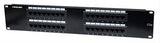 32 Port Cat5e Patch Panel - 2u, Black
