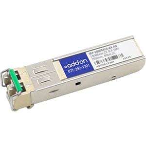 AddOn 1000Base-ZX SFP MSA STD SMF 1550NM 80KM LC 100% Compatible SFP-1000BASE-ZX-AO