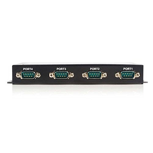 2V07327 - StarTech.com 4 Port Wall Mountable USB to Serial Adapter Hub with COM Retention