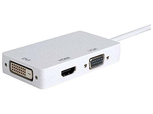 Axiom 3N1DP2HVD-AX 3-in-1 DisplayPort to HDMI, VGA and DVI Video Adapter