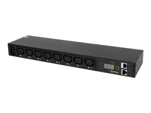 CyberPower PDU20SWHVIEC8FNET Switched PDU RM 1U 20A 8-Outlet