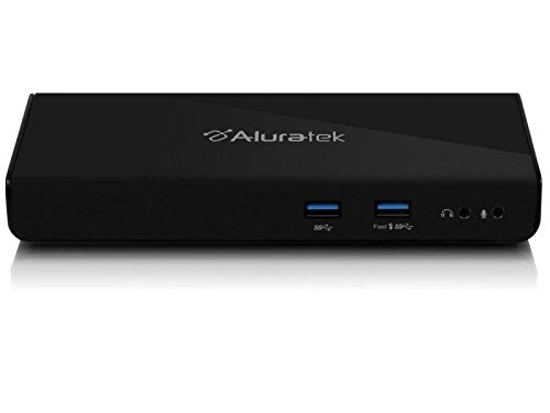 Aluratek USB 3.0 Dual Display Laptop Docking Station (AUDS0302F)