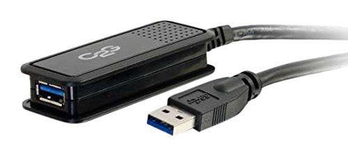 C2G 39939 USB Active Extension Cable - USB 3.0 A Male to A Female Cable, Black (16.4 Feet, 5 Meters)
