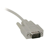 C2G 02697 DB9 M/M Serial RS232 Cable, Beige (6 Feet, 1.82 Meters)