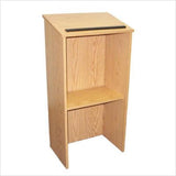 AmpliVox W280 - Full Height Wood Lectern - 46.5" Height - Wood