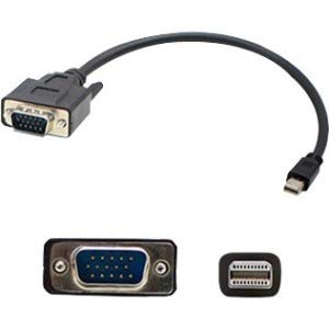 3FT MDISPORT2VGAMM3B MINIDP TO VGA M/M ADAPTER CONVERTER BLACK