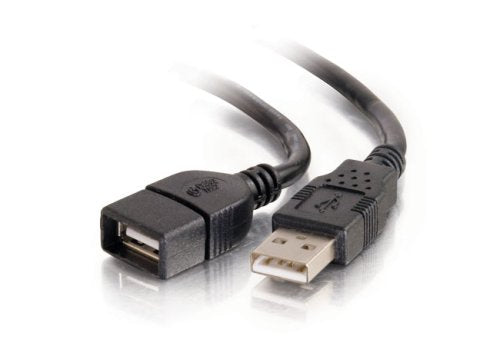 C2G / Cables To Go 2m USB Extension Cable - USB 2.0 A Male to A Female Black (6.6ft)