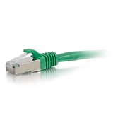 C2G 27244 Cat5e Cable - Snagless Shielded Ethernet Network Patch Cable, Green (3 Feet, 0.91 Meters)