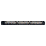 Tripp Lite 24-Port 1U Rackmount Cat5e 110 Patch Panel 568B, RJ45 Ethernet(N052-024)