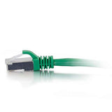 C2G 27244 Cat5e Cable - Snagless Shielded Ethernet Network Patch Cable, Green (3 Feet, 0.91 Meters)