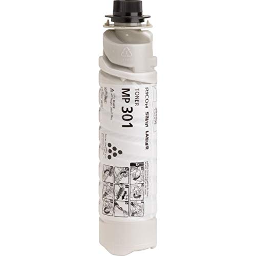 Ricoh Black Toner Cartridge for Use in Mp301sp Mp301spf Estimated Yield 8,000 Pa