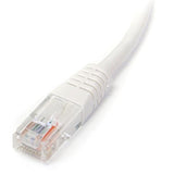 StarTech.com M45PATCH10WH White Molded RJ45 UTP Cat 5e Patch Cable, 10-Feet