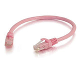 C2G 00508 Cat5e Cable - Snagless Unshielded Ethernet Network Patch Cable, Pink (35 Feet, 10.66 Meters)