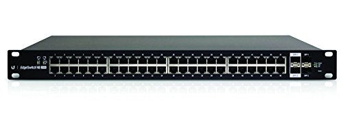 UBIQUITI ES-48-500W Edge Switch Managed PoE, Gigabit with SFP, Power Method 100-240VAC/50-60 Hz, Universal Input, Black