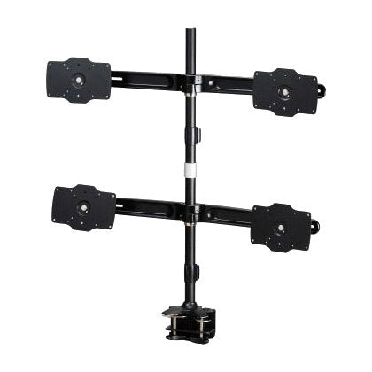 AMER NETWORKS AMR4C32 AMER Mounts Clamp Based Quad Monitor Mount for Four 24