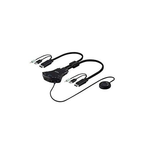 Belkin Secure 2-Port Flip DP KVM with Audio, PP 3.0