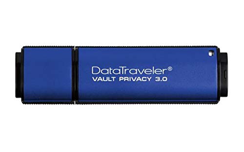 Kingston Digital Data Traveler AES Encrypted Vault Privacy 256Bit 3.0 USB Flash Drive