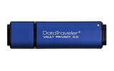 Kingston Digital Data Traveler AES Encrypted Vault Privacy 256Bit 3.0 USB Flash Drive