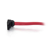 C2G 10182 7-Pin 90° to 90° 1-Device Serial ATA Cable, Red (1.5 Feet, 18 Inches)