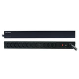 CyberPower PDU20BHVT12R 12-Outlets Rack Mount 1U L6-20P 200/230 20A Basic Power Distribution Unit