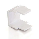 Snap-in Blank Keystone Insert Module - White