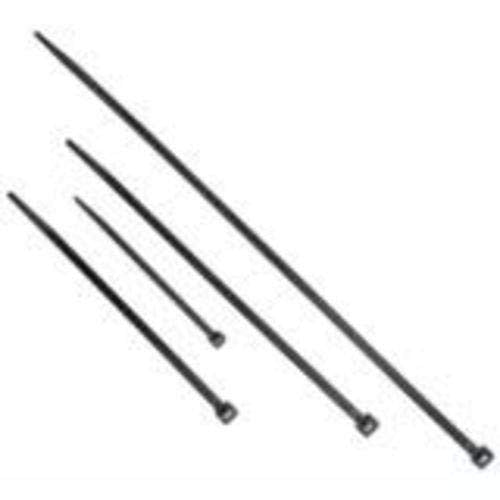 4IN RELEASABLE CABLE TIES BLACK 50-PK