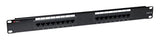 Patch Panel TechlyPro 1U UTP 16xRJ45 Cat.5e, Black - (I-PP 16-RU-C5ET)