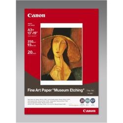 Canon Museum Etching Photo Paper, 13 x 19 Inches, 20 Sheets (1262B007)