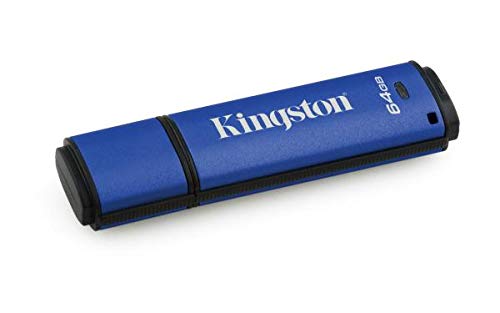 Kingston Digital Data Traveler AES Encrypted Vault Privacy 256Bit 3.0 USB Flash Drive