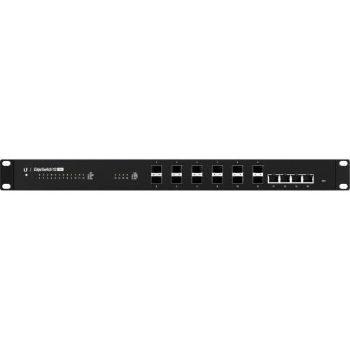 Ubiquiti Managed Gigabit Fiber Switch - 4 Ports - Manageable - 3 Layer Supported - Modular - Optical Fiber, Twisted Pair - 1U High - Rack-mountable - 1 Year Limited Warranty