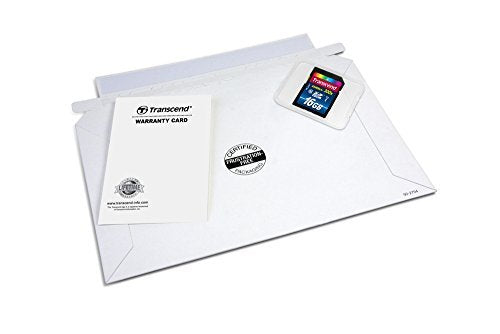 Transcend 16GB SDHC Class 10 UHS-1 Flash Memory Card Up to 60MB/s (TS16GSDU1)